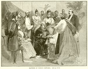 Baptême du Prince Edward - English School