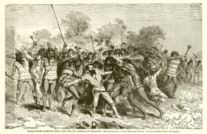 Barbarie illustrée--La manière sud-américaine.--Extermination de la mission Crevaux - English School
