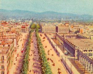 Barcelone, La Rambla - English School