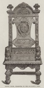 Chaise Bardique, présentée au Barde Réussi - English School