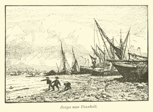 Péniches près de Vauxhall - English School