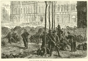 Barricade devant l
