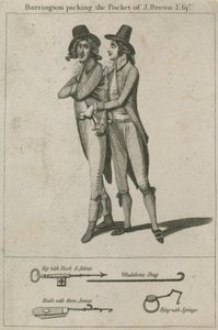 Barrington volant la poche de J Brown esq - English School