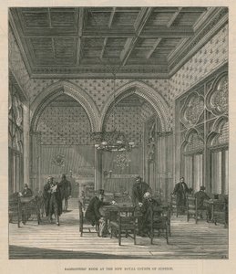 Salle des avocats aux nouveaux Royal Courts of Justice - English School