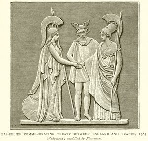 Bas-relief commémorant le traité entre l