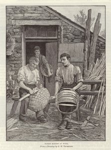 Fabricants de paniers au travail - English School
