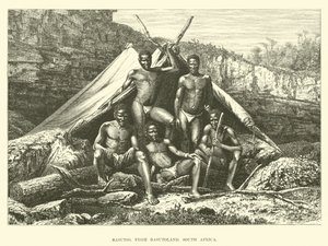 Basutos, du Basutoland, Afrique du Sud - English School