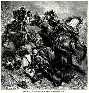 Bataille de Wakefield et mort de York - English School