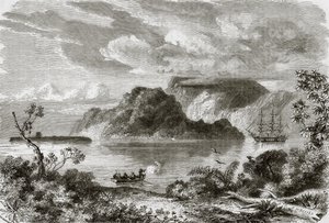 Baie de Manevai, île de Vanikoro - English School