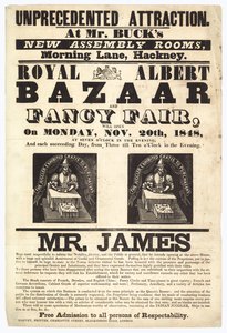 Bazar et foire de fantaisie, 20 novembre 1848 - English School