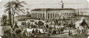 Bazar et foire à Nertchinsk-Russie en Asie