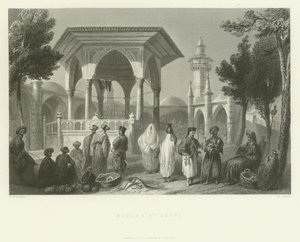 Bazar à Jaffa, 1837 - English School