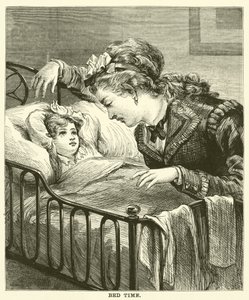 Heure du coucher (gravure) - English School