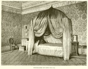 Chambre à coucher du Pape Pie IX - English School