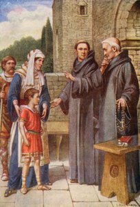 Bède emmené au monastère - English School