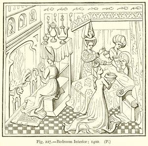 Intérieur de chambre; 1400