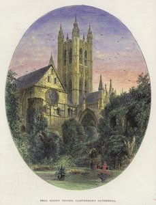 Tour Bell Harry, cathédrale de Canterbury, Kent - English School