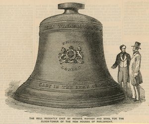 Cloche coulée pour la tour de l