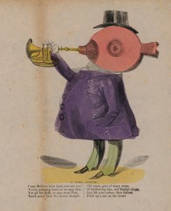 Soufflet soufflant une corne