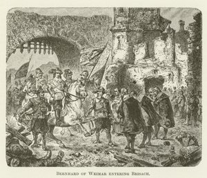 Bernhard de Weimar entrant à Brisach