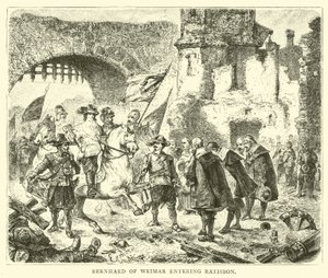 Bernhard de Weimar entrant à Ratisbonne - English School