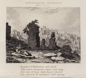 Bethléem Éphrata, Michée V, verset 2