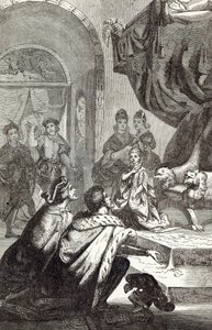 Fiançailles de la princesse française avec Richard II, illustration de 