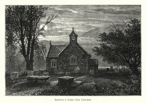 Vieille Église de Bettws y Coed (gravure) - English School
