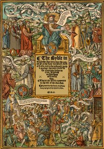 Bible - page de titre - English School