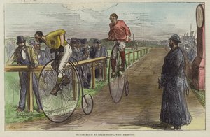 Course de bicyclettes à Lillie Bridge - English School