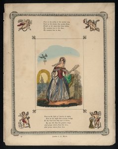 Oiseau livrant une lettre d