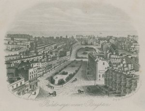 Vue aérienne de Brighton - English School