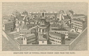 Vue aérienne de la prison de Tothill Fields - English School