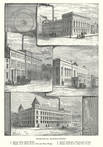 Manufactures de Birmingham (gravure) - English School