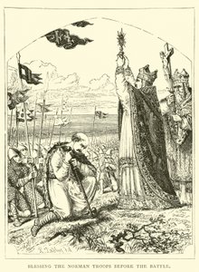 Bénédiction des troupes normandes avant la bataille - English School