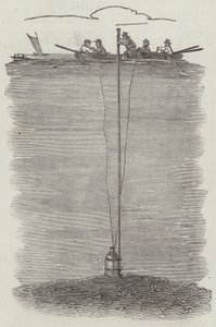 Faire sauter le banc de béton dans la Tamise (gravure) - English School