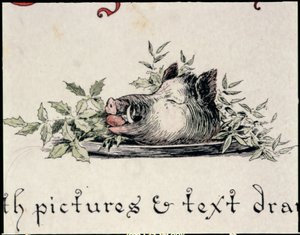 Tête de sanglier - English School