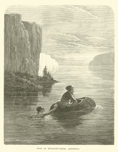 Bateau en peau de bœuf, Abyssinie