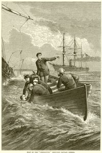 Bateau du Deerhound sauvant le capitaine Semmes - English School