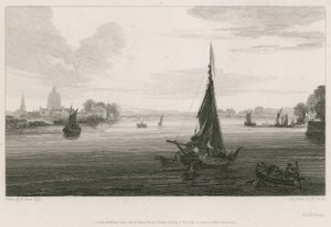 Bateaux sur la Tamise à Battersea - English School
