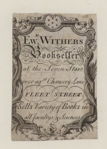 Libraire, Edward Withers - English School