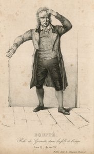 Bouffe, dans le rôle de Grandet dans La Fille de Cavaire - English School