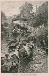 Boulters Lock: dimanche après-midi, d