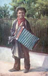 Garçon jouant de l