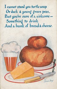 Pain, fromage et bière