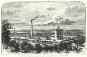 Fonderie Bridgewater, Patricroft (gravure) - English School
