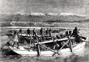Pont sur la rivière Kaboul à Jellalabad - English School