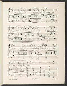 Yeux brillants et souriants. Rondeau (Chanson) Les paroles du français de Christine de Pisan par Gilbert Pass, par Gilbert A. Alcock