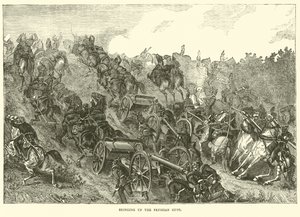 Acheminement des canons prussiens, août 1870 - English School