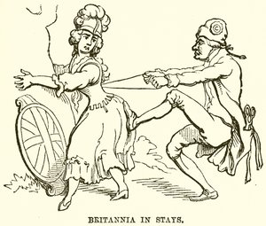 Britannia en corset - English School